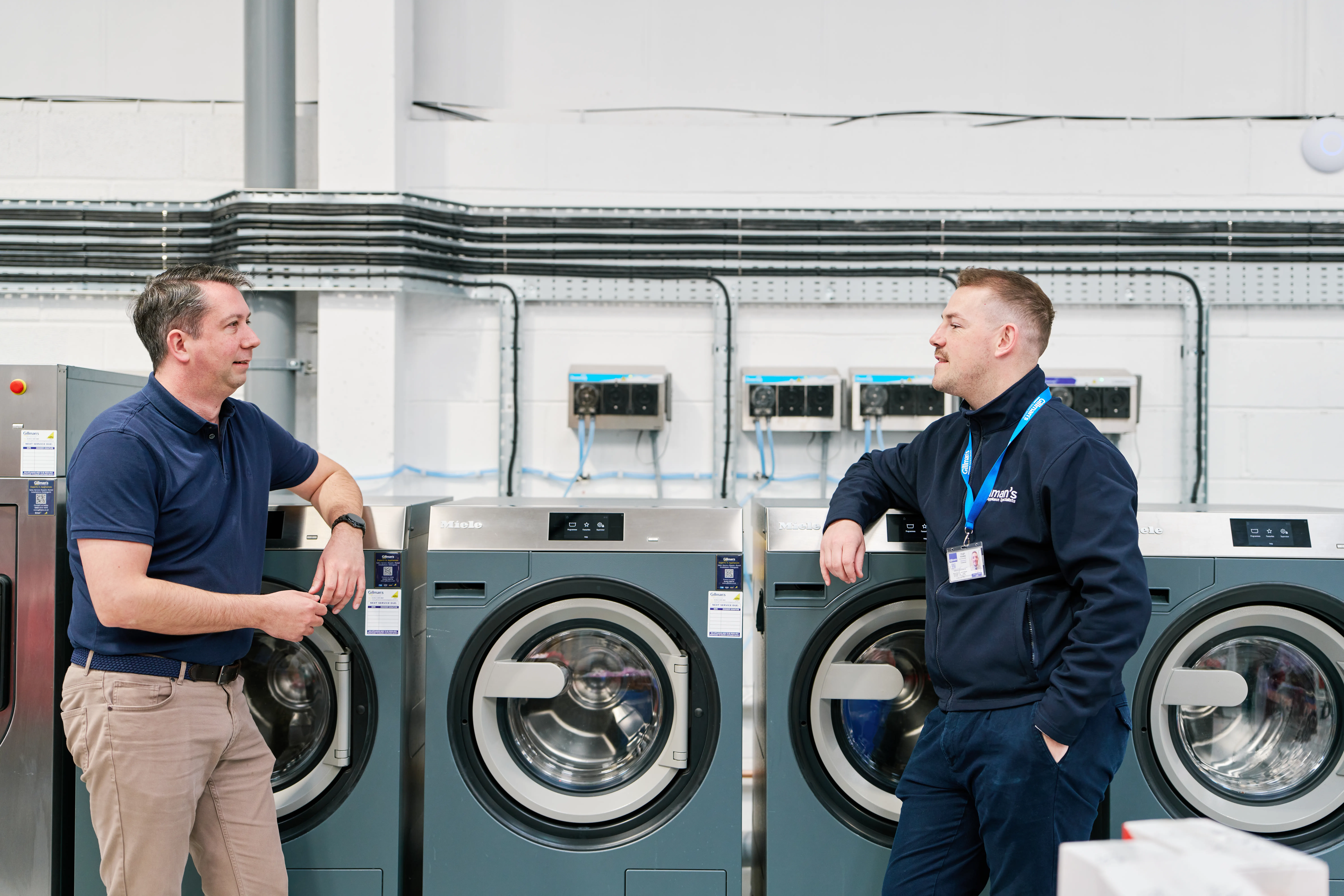 Miele Professional washing machines installed